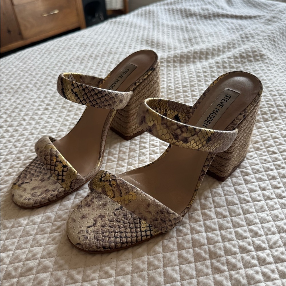 Steve Madden Snake Print Women's Heels